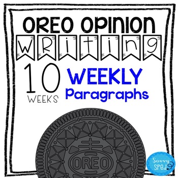 Preview of Oreo Opinion Writing- great for both regular and special ed 