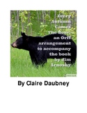 Orff Arrangement for Every Autumn Comes The Bear by Jim Arnosky