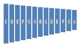 Orff Barred Instrument Layout