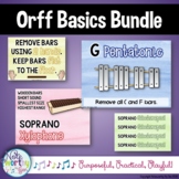 Orff Basics Bundle--Instrument Posters, Labels, Printable 