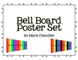 Orff Bell Board Poster Set (Boomwhacker Colors)