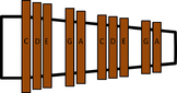Orff Instrument Diagrams - In C, F, and G Major, Also C Pe