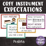 Orff Instrument Expectations Posters