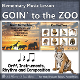 Elementary Music & Orff Lesson Goin' to the Zoo Instrument