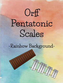 Preview of Orff Pentatonic Scale Posters