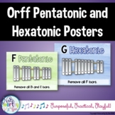 Orff Pentatonic and Hexatonic Posters