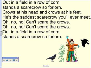 Preview of Orff Schulwerk lesson, Kindergarten - Scarecrow