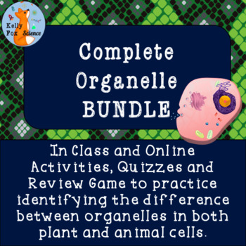 Preview of Organelle Bundle: In Class and Online Cell Activities, Quiz and Review Game