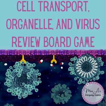 Preview of Organelle, Cell Transport, Osmosis, Virus STAAR Biology review activity game 
