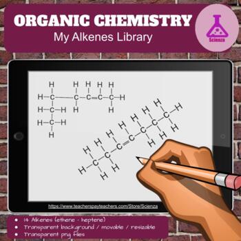Preview of Organic Chemistry Alkenes Library - Structural Formulae