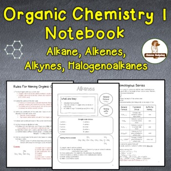 Preview of Organic Chemistry Notes 1: Naming and Drawing Alkanes, Alkenes, Alkynes.