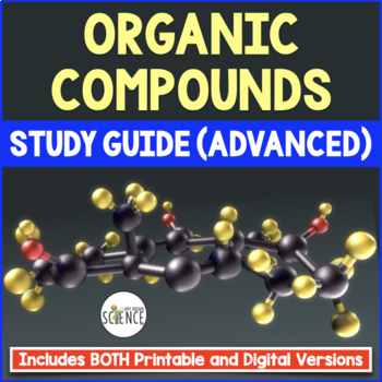 Preview of Biochemistry Macromolecules Organic Compounds Study Guide Advanced
