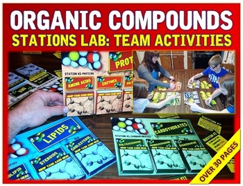 Preview of Organic Compounds: Stations Lab & Task Cards