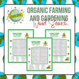 Organic Farming and Gardening Word Search Puzzle | Earth D