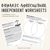 Organic Food Independent Worksheet Packet