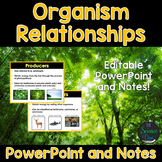 Organism Relationships PowerPoint and Notes