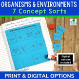 Organisms and Ecosystems | Life Science Sorting Activities Bundle