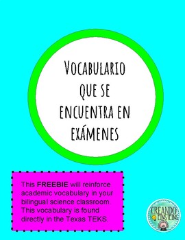 Preview of Organisms and Environment Vocabulary Spanish Bilingual Science