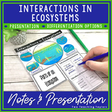 Organisms and Environments | Interactions in Ecosystems No