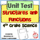Organisms and Environments Structure & Function Unit Test 