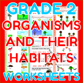 Organisms and Their Habitats - Science Worksheets for Grad