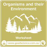 Organisms and their Environment [Worksheet]