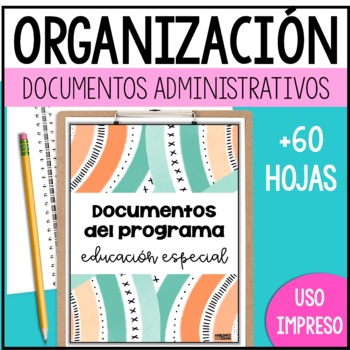 Preview of Documentos, registro y portadas organización educación especial