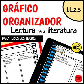 Preview of Organizador Gráfico Lectura Literatura LL.2.5 | Para todos los textos