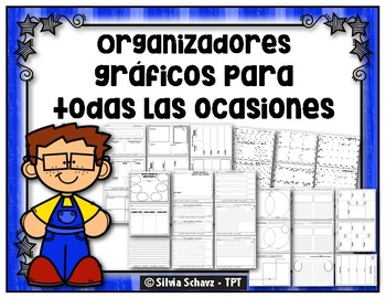 Preview of Organizadores  gráficos para  todas las ocasiones/Graphic Organizers in Spanish