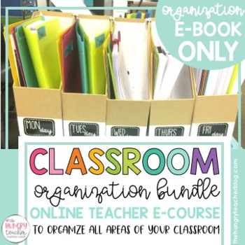 Preview of Classroom Organization Strategies Resources for Middle School Upper Elementary