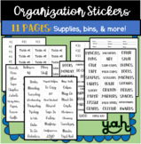 Classroom Labels Organization Avery Sticker Label Templates: Materials, Supplies