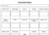 Organization Bingo Connecting and Collaborating Activity