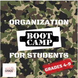 Organization Skills  Bootcamp for Students - PPT/pdf version