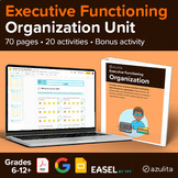 Organization — Executive Functioning Unit — PDF & Google S
