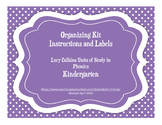 Organization Kit & Labels for Lucy Calkins Units of Study 