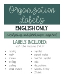 Organization Labels-Drawers-Eucalyptus & Farmhouse Inspire