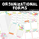 Weekly Organization Checklist Teaching Resources | TpT