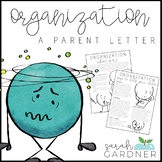 Organization Parent Letter | Executive Functioning | Paren