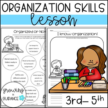 Preview of Organizational Skills Lesson & Presentation: 3rd-5th Grade