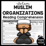 Organizations of Islam Reading Comprehension Worksheet Mus