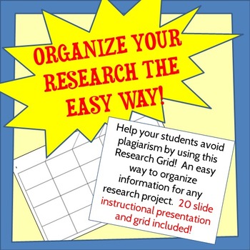 Preview of Organize Research the Easy Way & Avoid Plagiarism