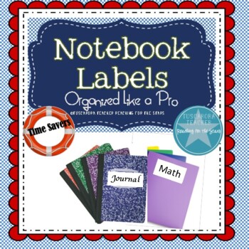Preview of Organize Students in Style with Notebook Labels