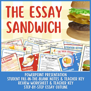 Preview of Organize an Essay with The Essay Sandwich