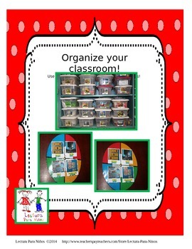 Preview of Organize your classroom!