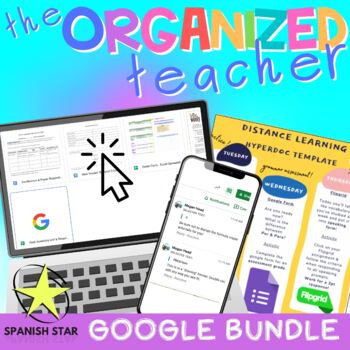 Preview of Organized Teacher ✦BUNDLE✦ Google Drive | Also Department Chair or Admin