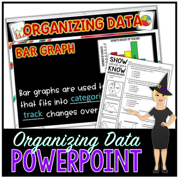 Preview of Organizing Data and Types of Graphs PowerPoint & Quiz