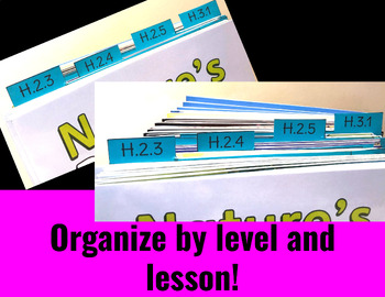 Preview of Organizing Dividers for Leveled Readers from Savvas My View Grade 2 ALL UNITS