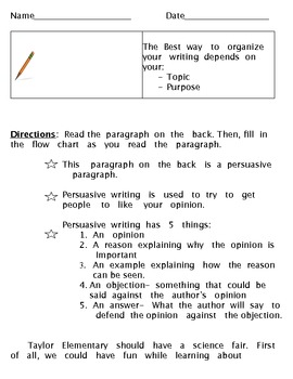 Organizing Persuasive Writing by The S.T.E.M. gal | TPT