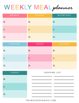 Organizing Printable Pack Daily |To-Do, Weekly To-do, Grocery List ...