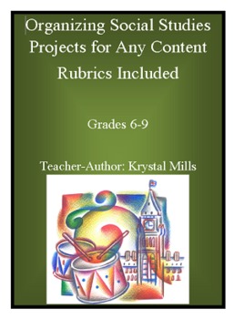 Preview of Organizing Social Studies Projects For Any Content (W/Rubrics) Gr.6-9